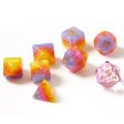 Sirius Dice Set - Tahitian Sunset (Set of 7) Online now